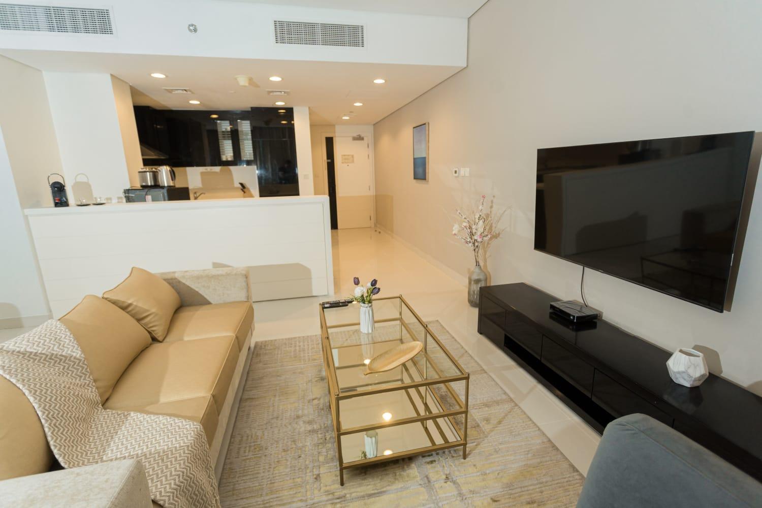 Waterfront Downtown- Damac Maison Canal View Дубай Екстериор снимка